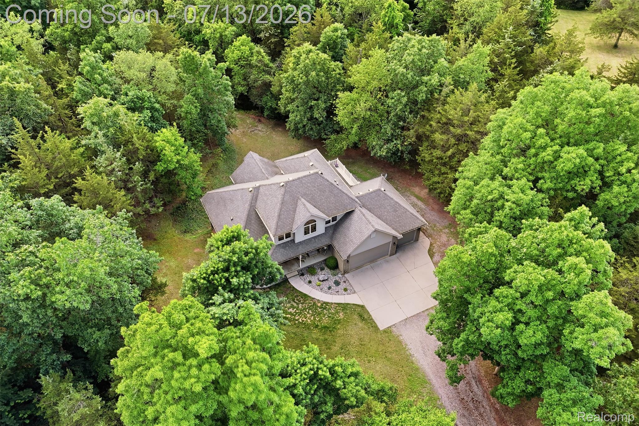 10525 Antcliff Road Brooklyn, MI 49230 - Photo 59 of 80 Aerial view of house