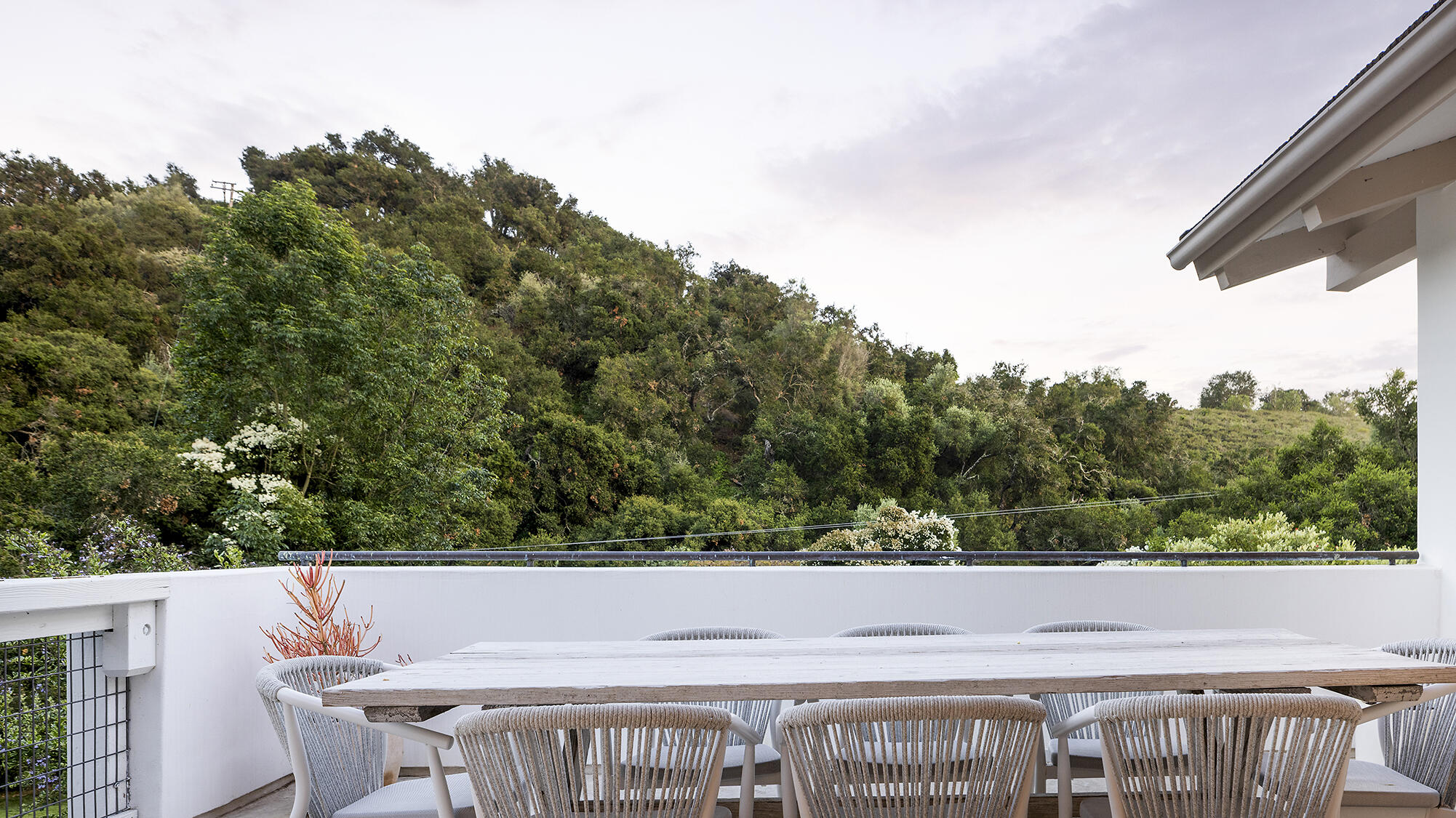 1545 San Roque Road Santa Barbara, CA 93105 - Photo 14 of 60 a view of a patio with a table and chairs
