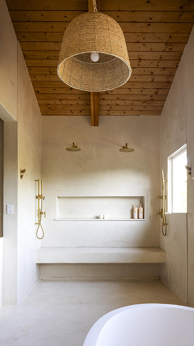 1545 San Roque Road Santa Barbara, CA 93105 - Photo 25 of 60 a bathroom with a sink and a mirror