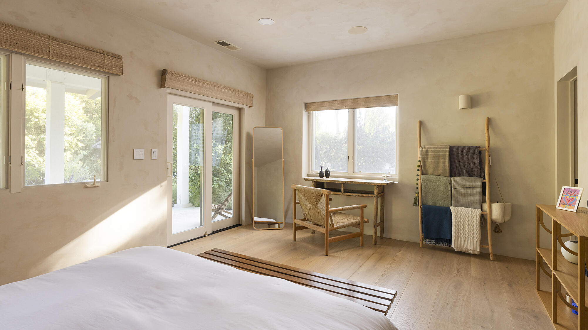 1545 San Roque Road Santa Barbara, CA 93105 - Photo 33 of 60 a living room with furniture a large window and stainless steel appliances