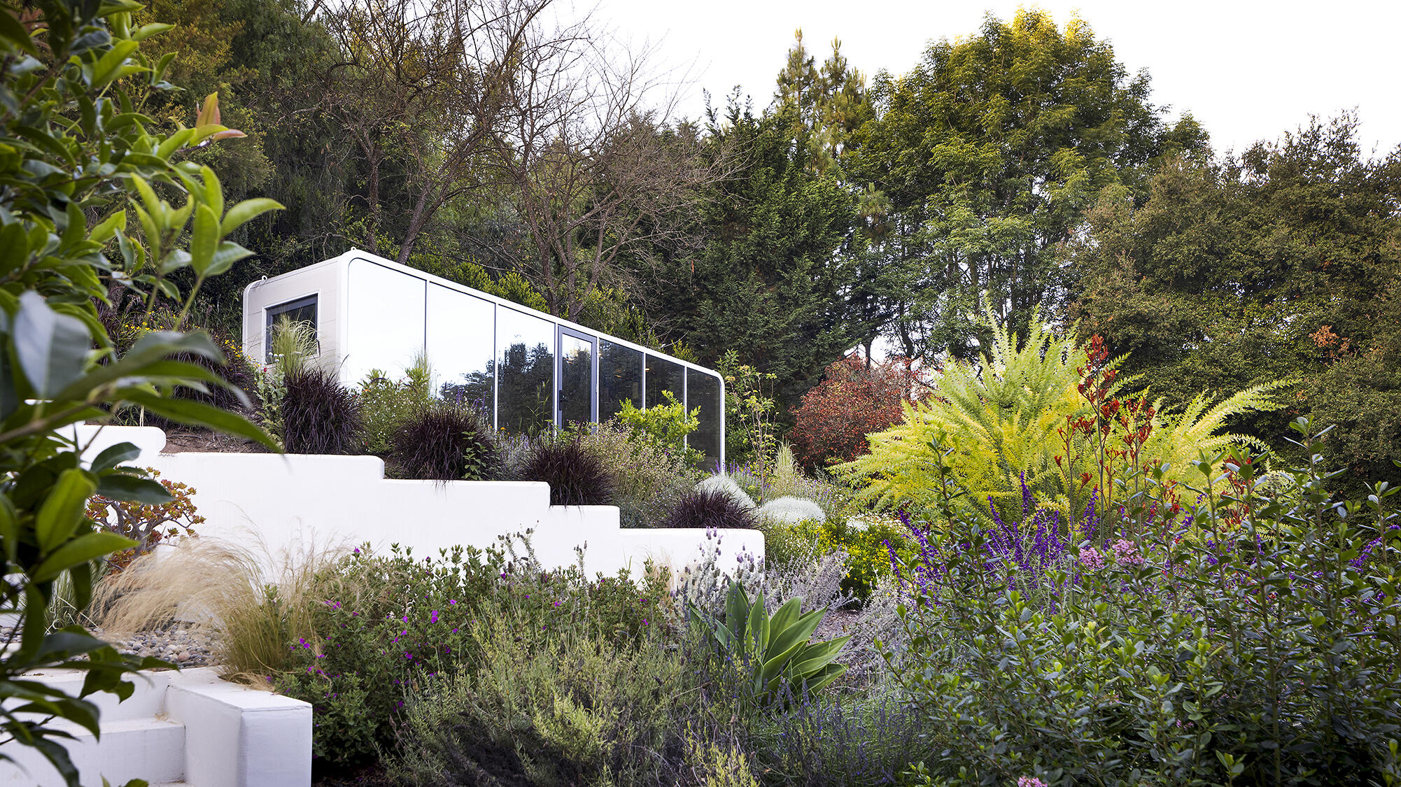 1545 San Roque Road Santa Barbara, CA 93105 - Photo 47 of 60 a view of a house with a yard and garden