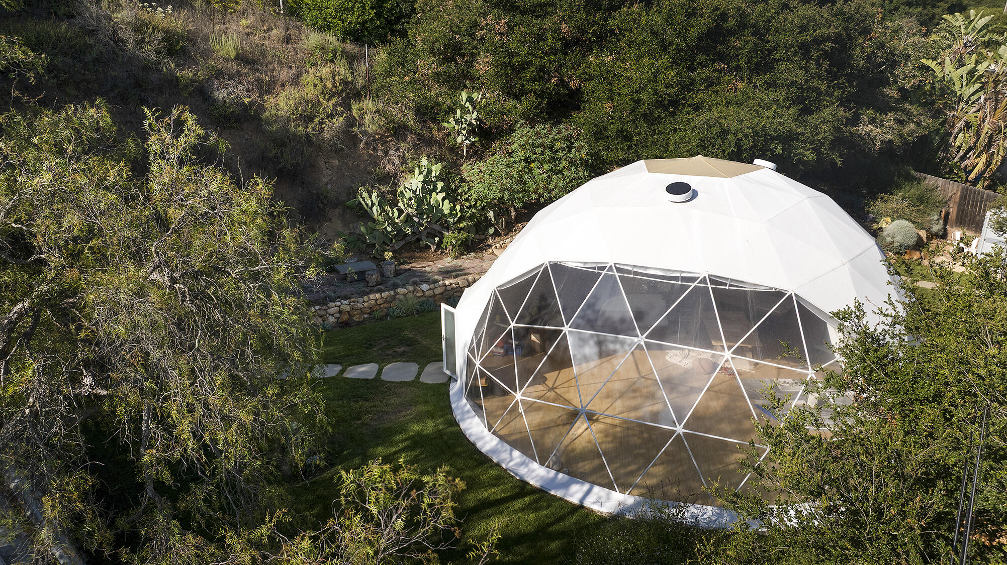 1545 San Roque Road Santa Barbara, CA 93105 - Photo 55 of 60 an outdoor view of house with outdoor space and trees around