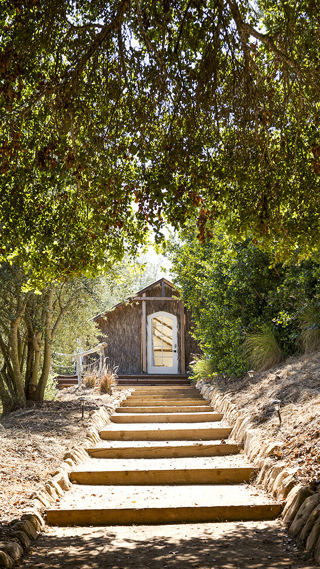1545 San Roque Road Santa Barbara, CA 93105 - Photo 56 of 60 a view of a house with a yard
