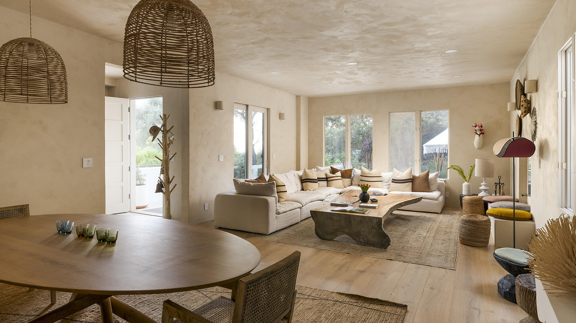 1545 San Roque Road Santa Barbara, CA 93105 - Photo 8 of 60 a living room with lots of furniture and a large window