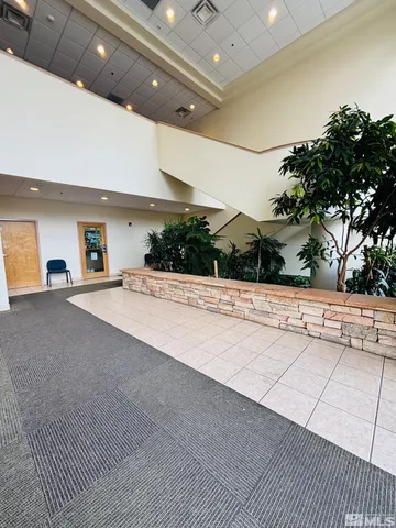 a outdoor space with lots of lights