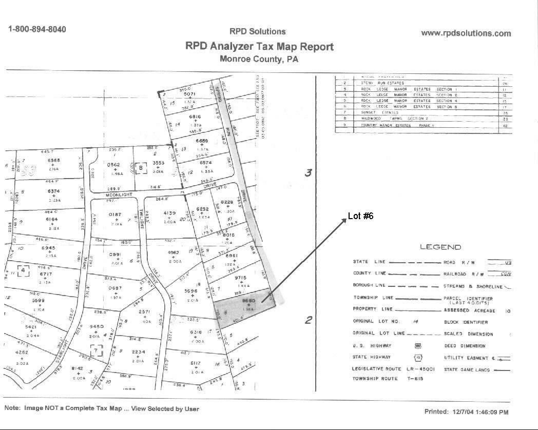 6 Spring Run Drive Cresco, PA 18326 - Photo 1 of 1 Lot #6 - Spring Run Drive