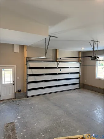 a view of room and front door