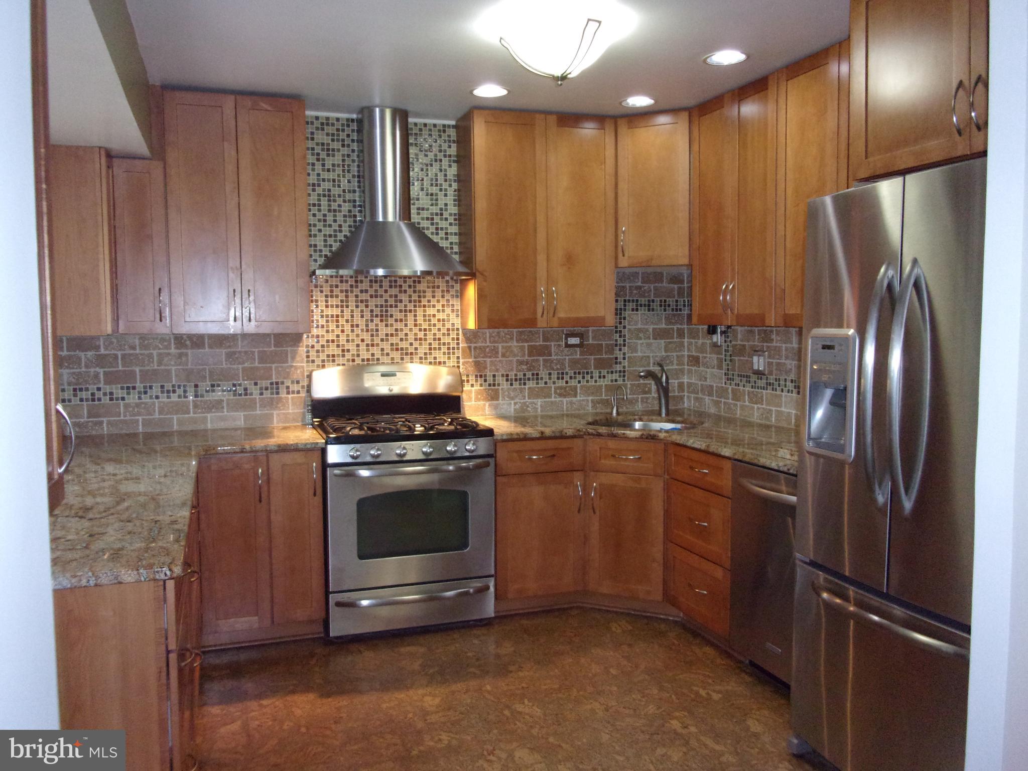 309 Bryanstone Road Reisterstown, MD 21136 - Photo 4 of 25 Gourmet kitchen with maple cabinets and cork floor