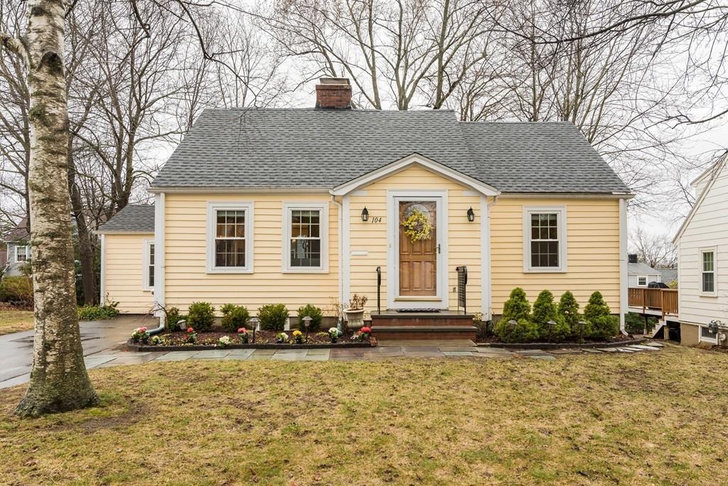 104 Bertwell Road Lexington, MA 02420 - Photo 1 of 32 a front view of a house with a yard