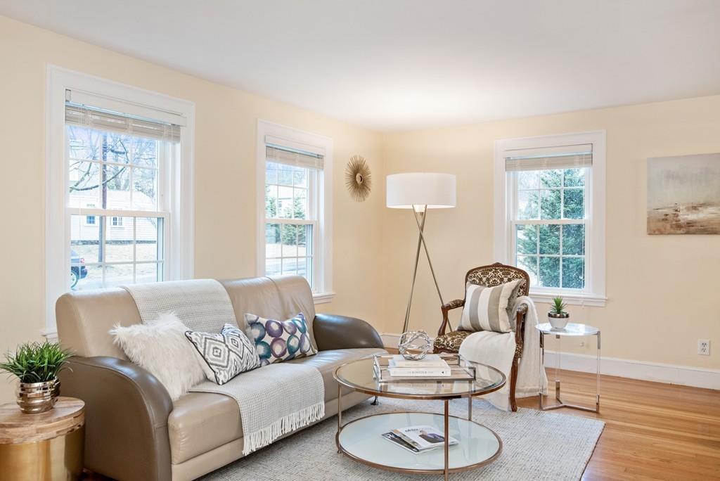 104 Bertwell Road Lexington, MA 02420 - Photo 4 of 32 a living room with furniture and a large window