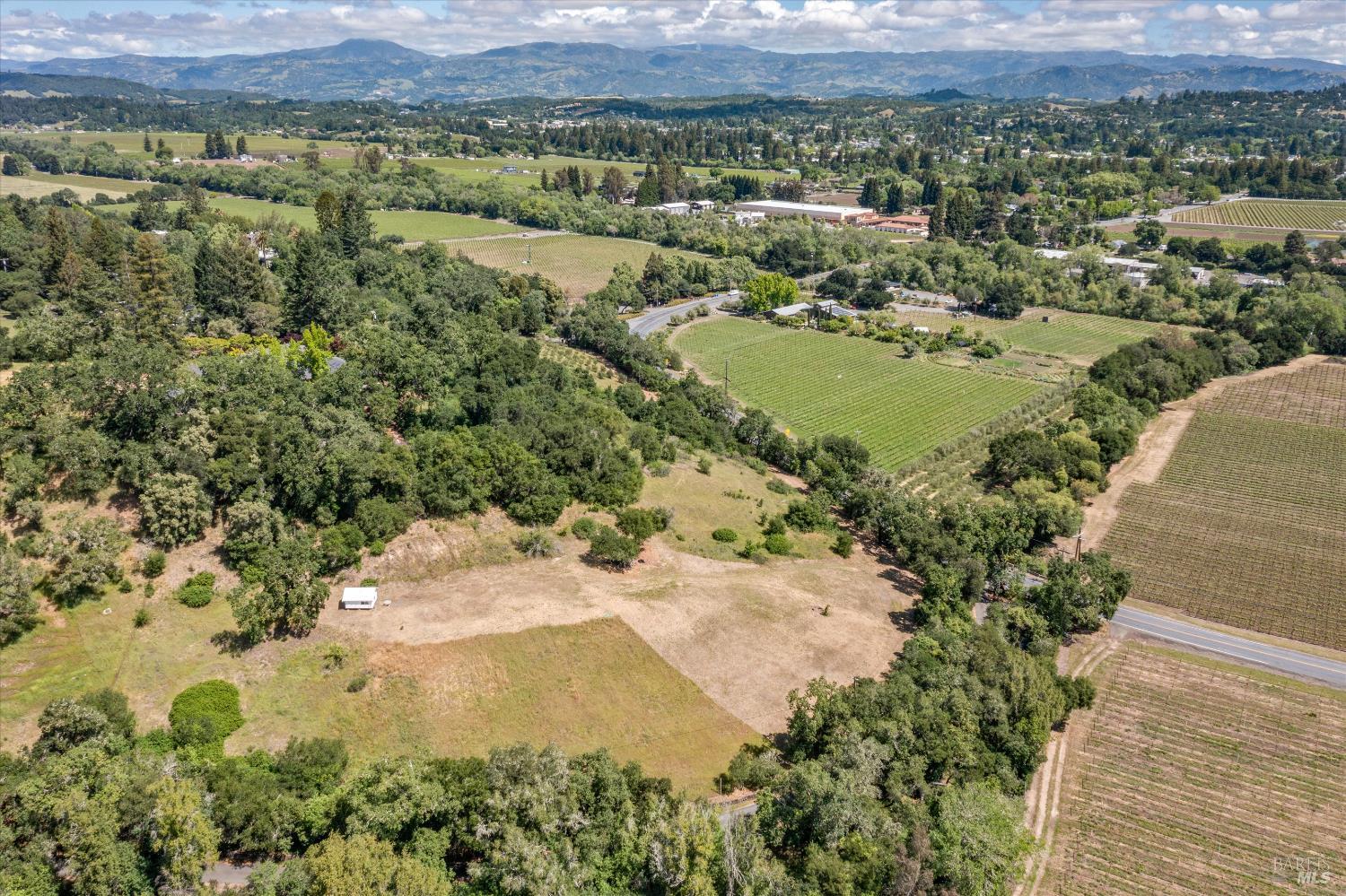 1077 Westside Road Healdsburg, CA 95448 - Photo 13 of 48 an aerial view of a houses with a yard