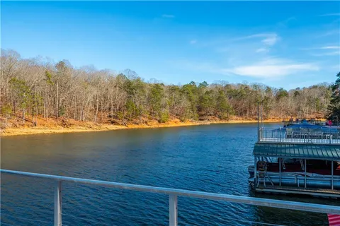 a view of city and lake