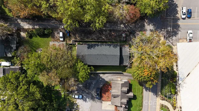 an aerial view of residential house with outdoor space