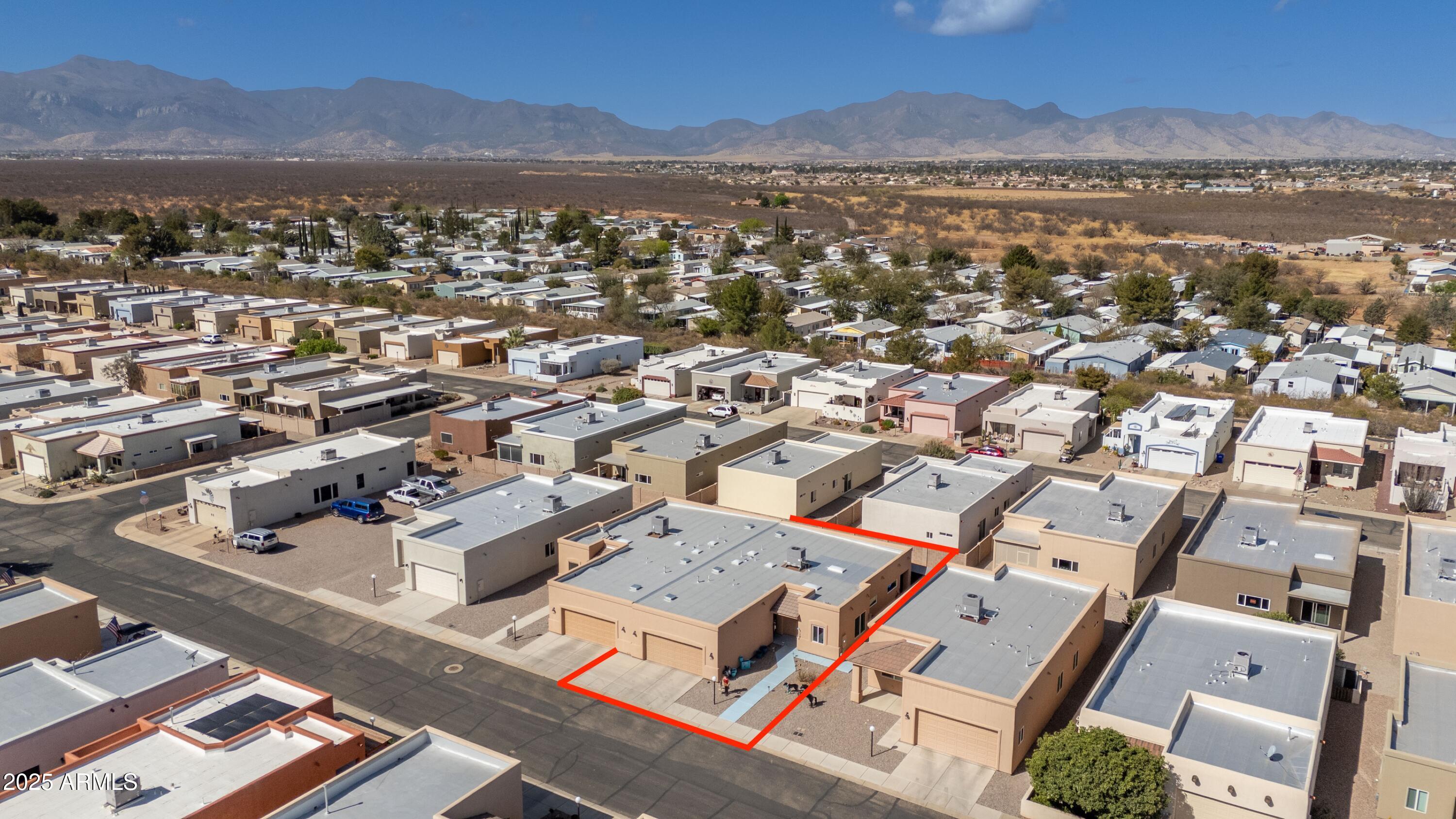334 South Sky Ranch Road Sierra Vista, AZ 85635 - Photo 25 of 34 334 Sky Ranch Rd aerial pic