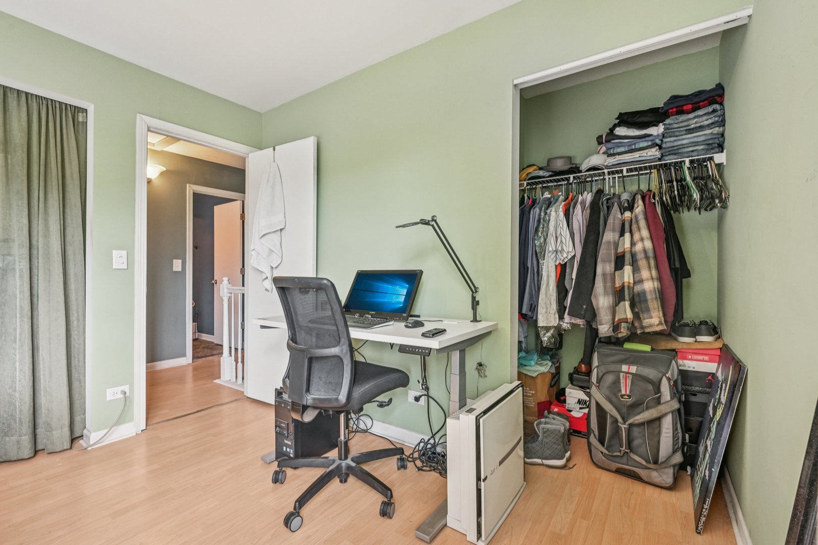 47 South Treehouse Lane Round Lake, IL 60073 - Photo 12 of 23 a view of a workspace with furniture and a bicycle