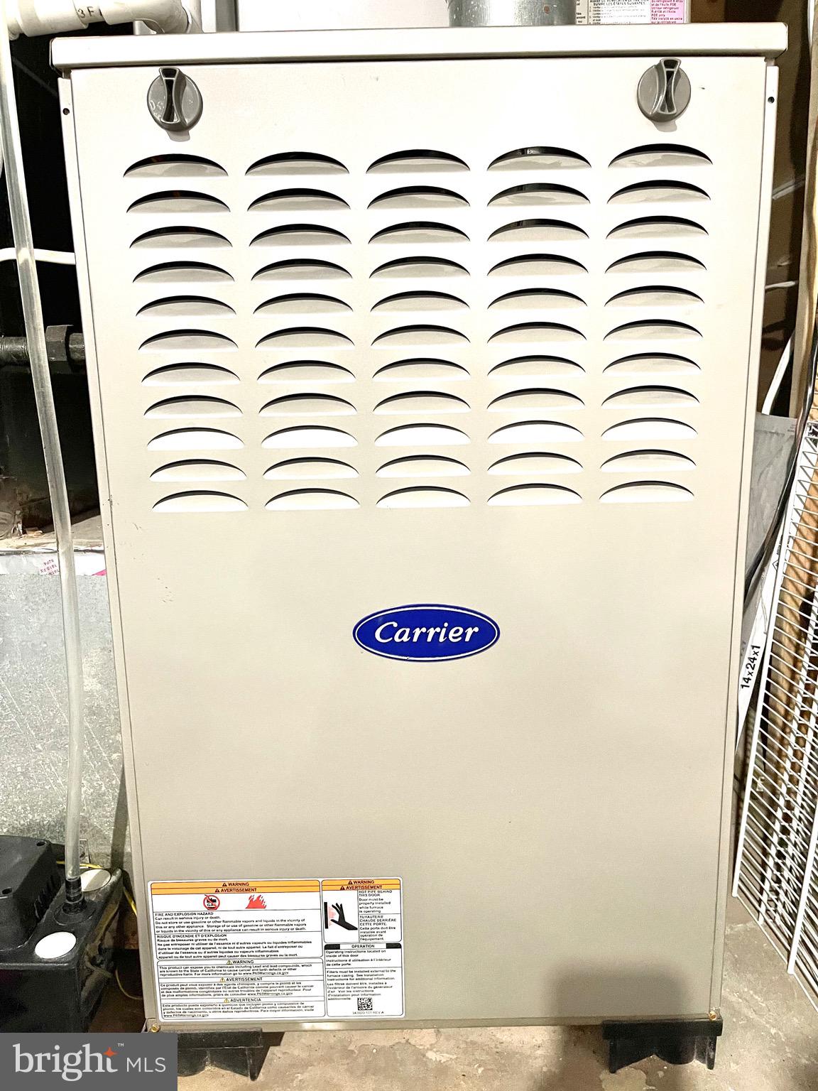 9712 Liberty Road Randallstown, MD 21133 - Photo 27 of 32 New central gas furnace