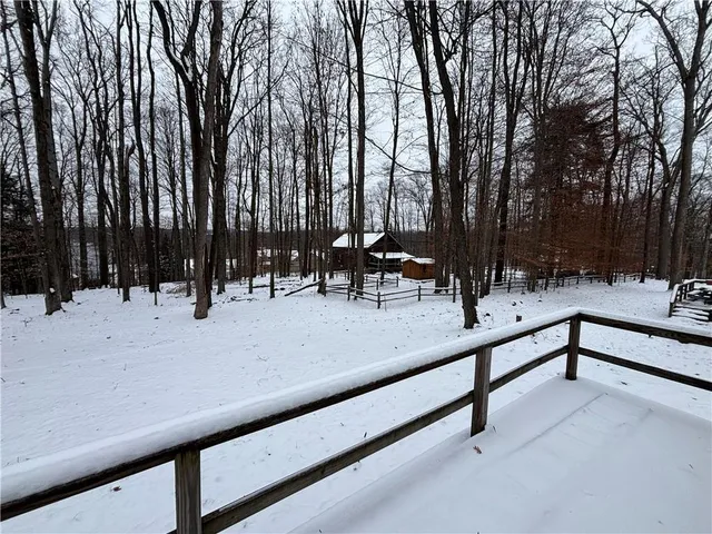 a view of outdoor space with seating