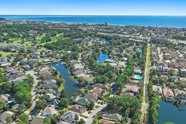 a view of city and ocean