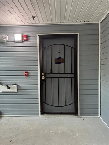 a view of front door