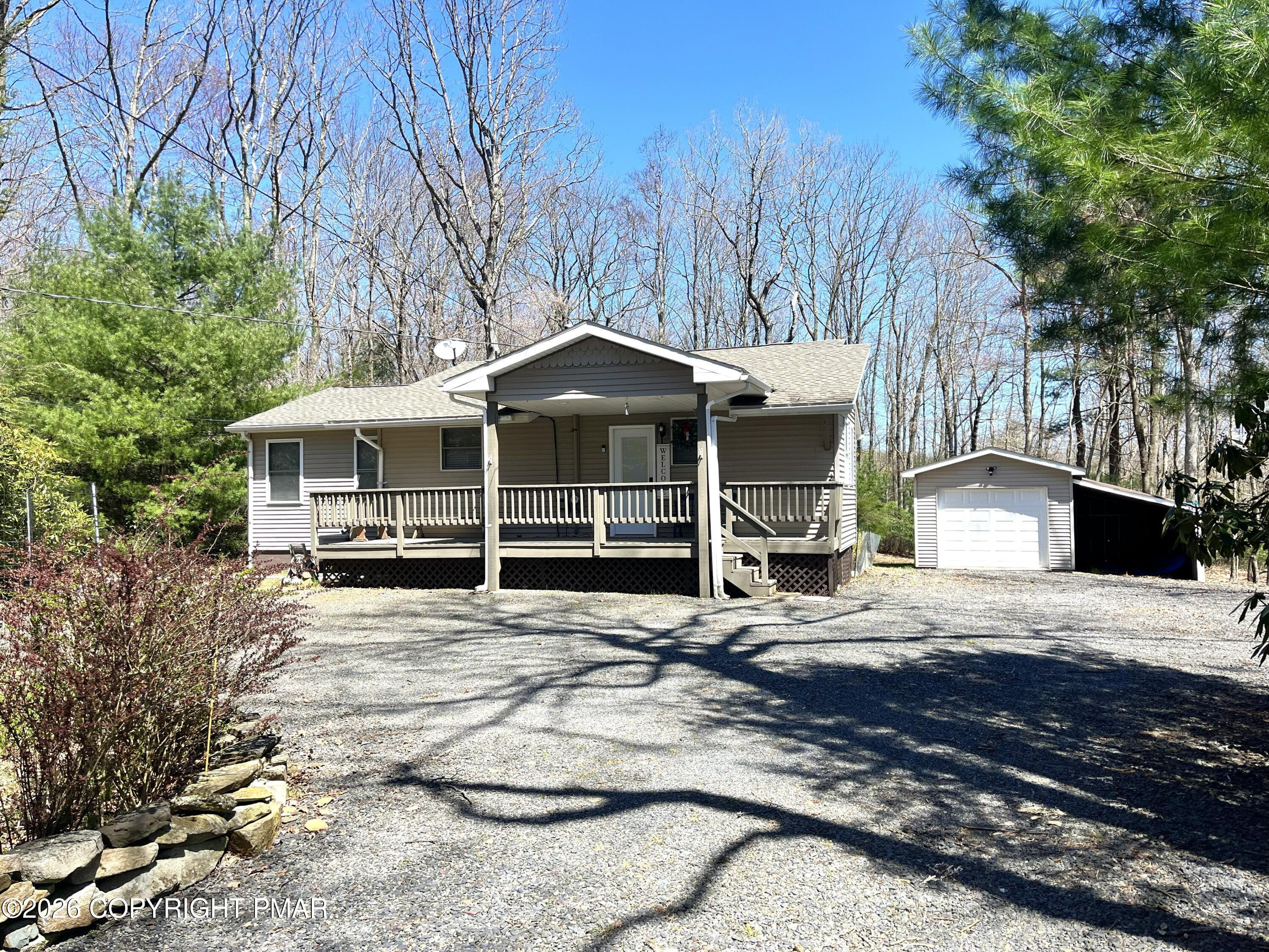 29 Hopi Road Jim Thorpe, PA 18229 - Photo 1 of 44 a view of a house with a yard covered in snow