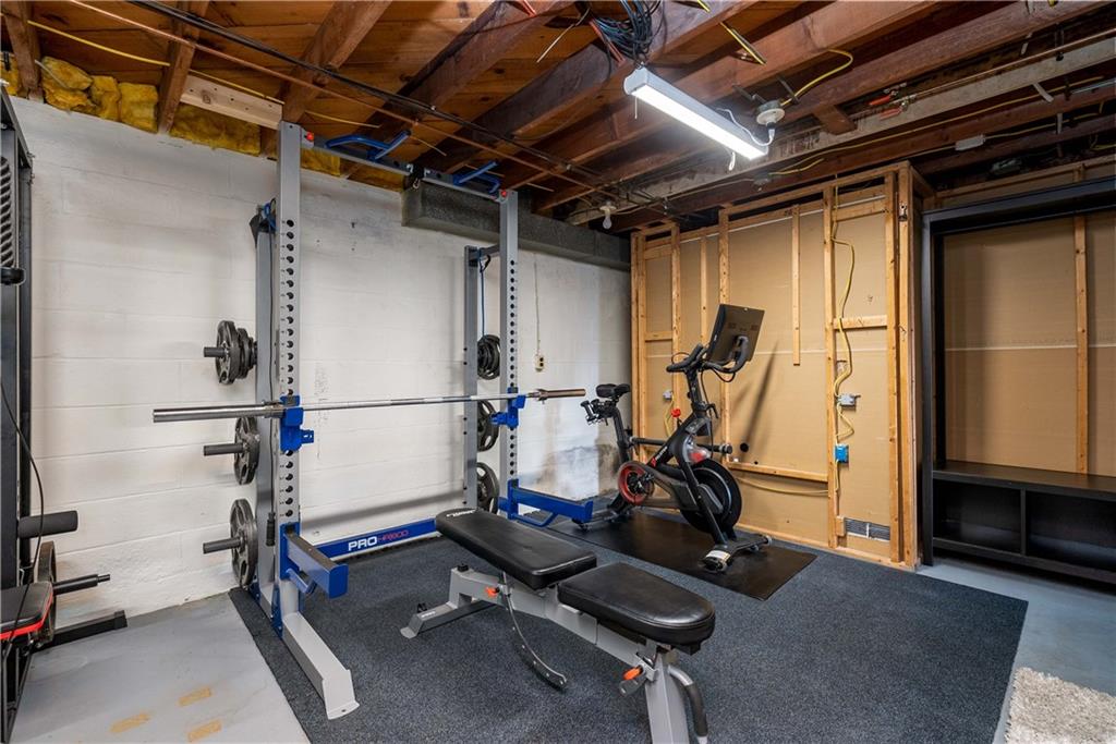 1384 Harmony Road Baden, PA 15005 - Photo 38 of 49 a view of a room with gym equipment