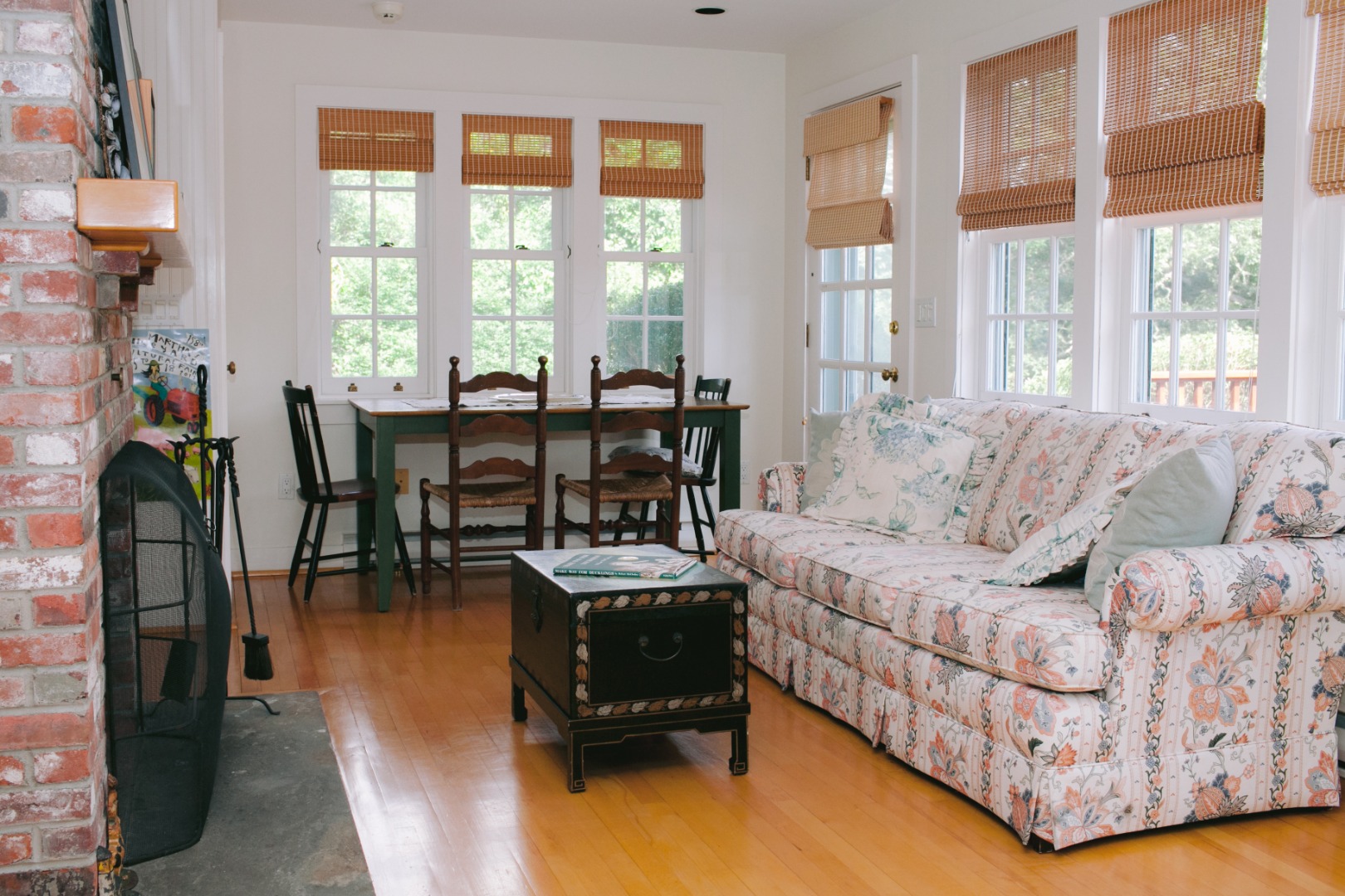 60 Meetinghouse Road Chilmark, MA 02535 - Photo 6 of 23 a living room with furniture and large windows