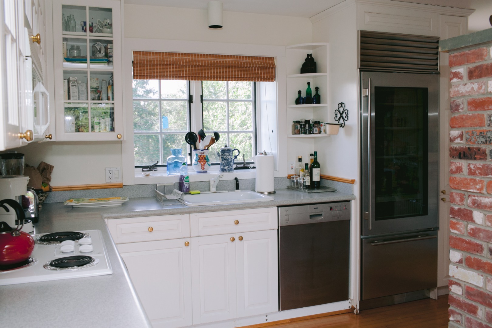 60 Meetinghouse Road Chilmark, MA 02535 - Photo 8 of 23 a kitchen with a sink and cabinets