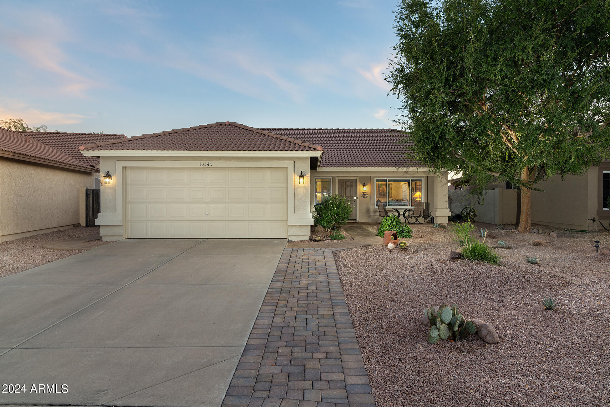 Long driveway.