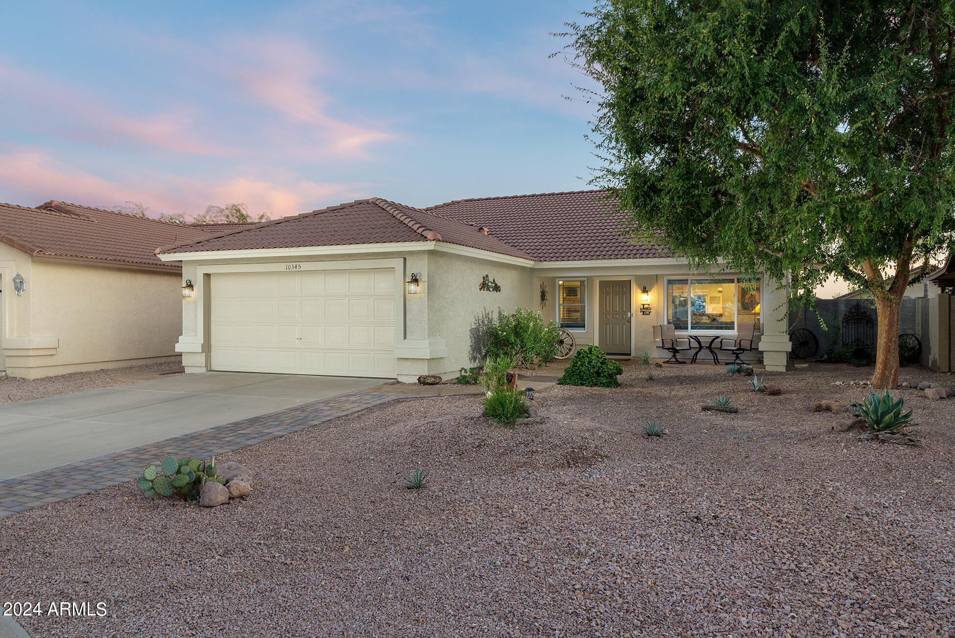 Large front yard.