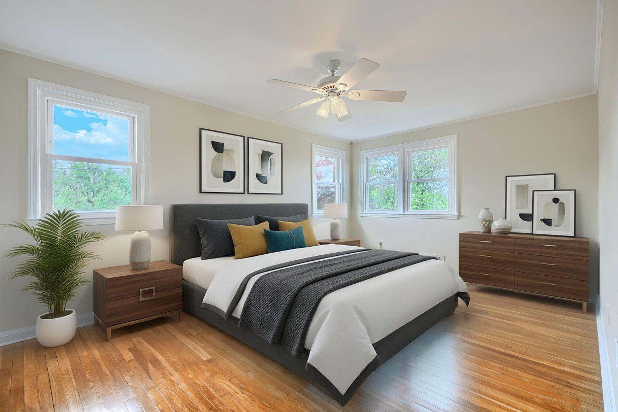 8 Felton Road Lutherville-Timonium, MD 21093 - Photo 23 of 42 Virtually staged bedroom