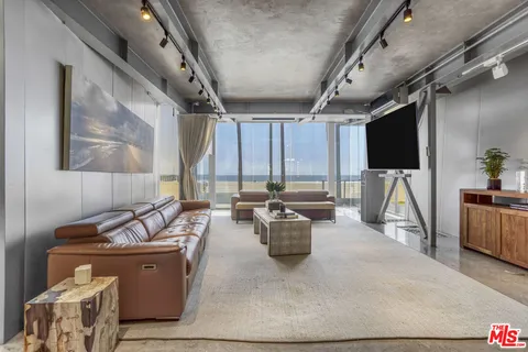 a view of an ocean from a window