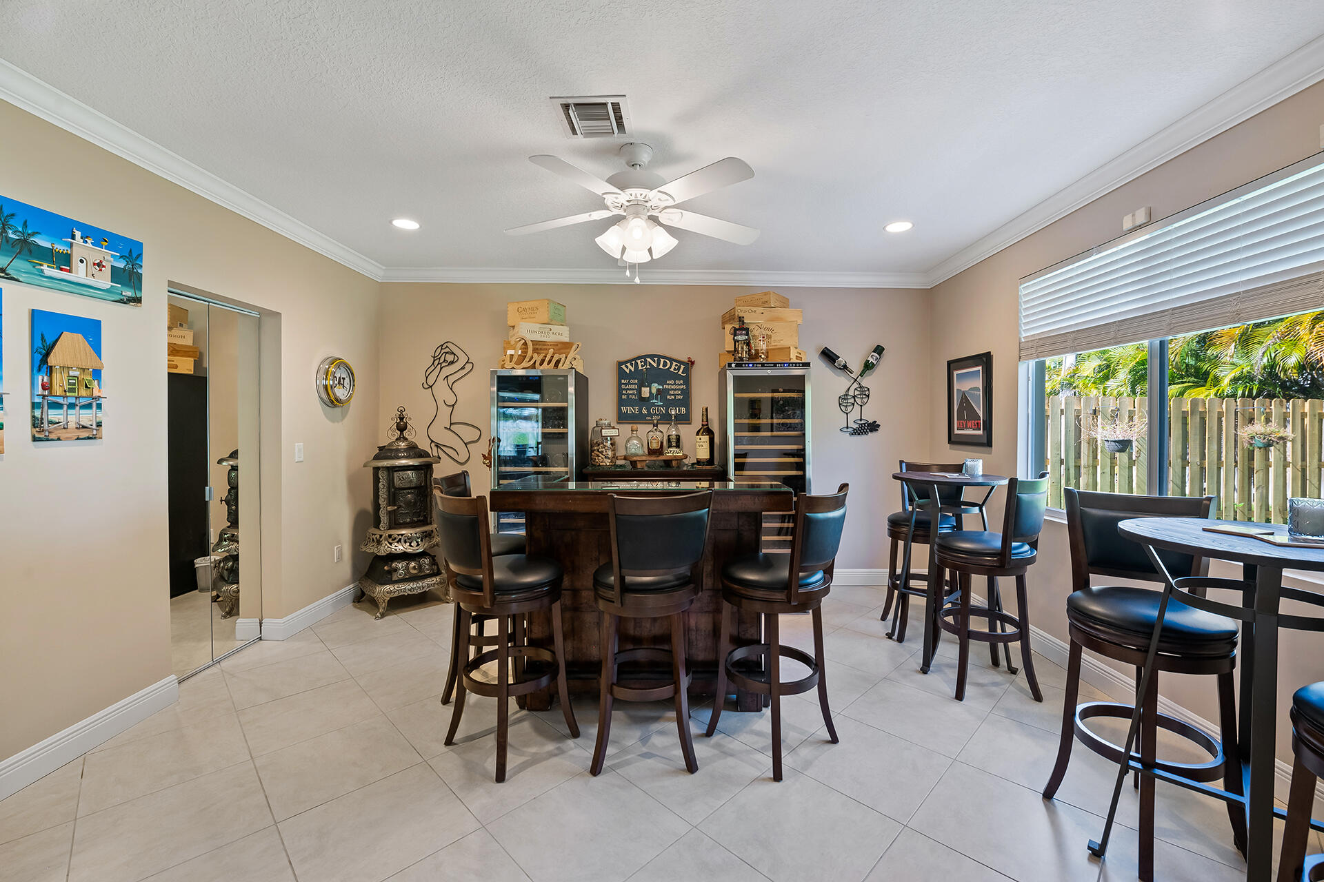 2251 Northeast 37th Court Lighthouse Point, FL 33064 - Photo 11 of 26 a view of a dining room with furniture window and outside view