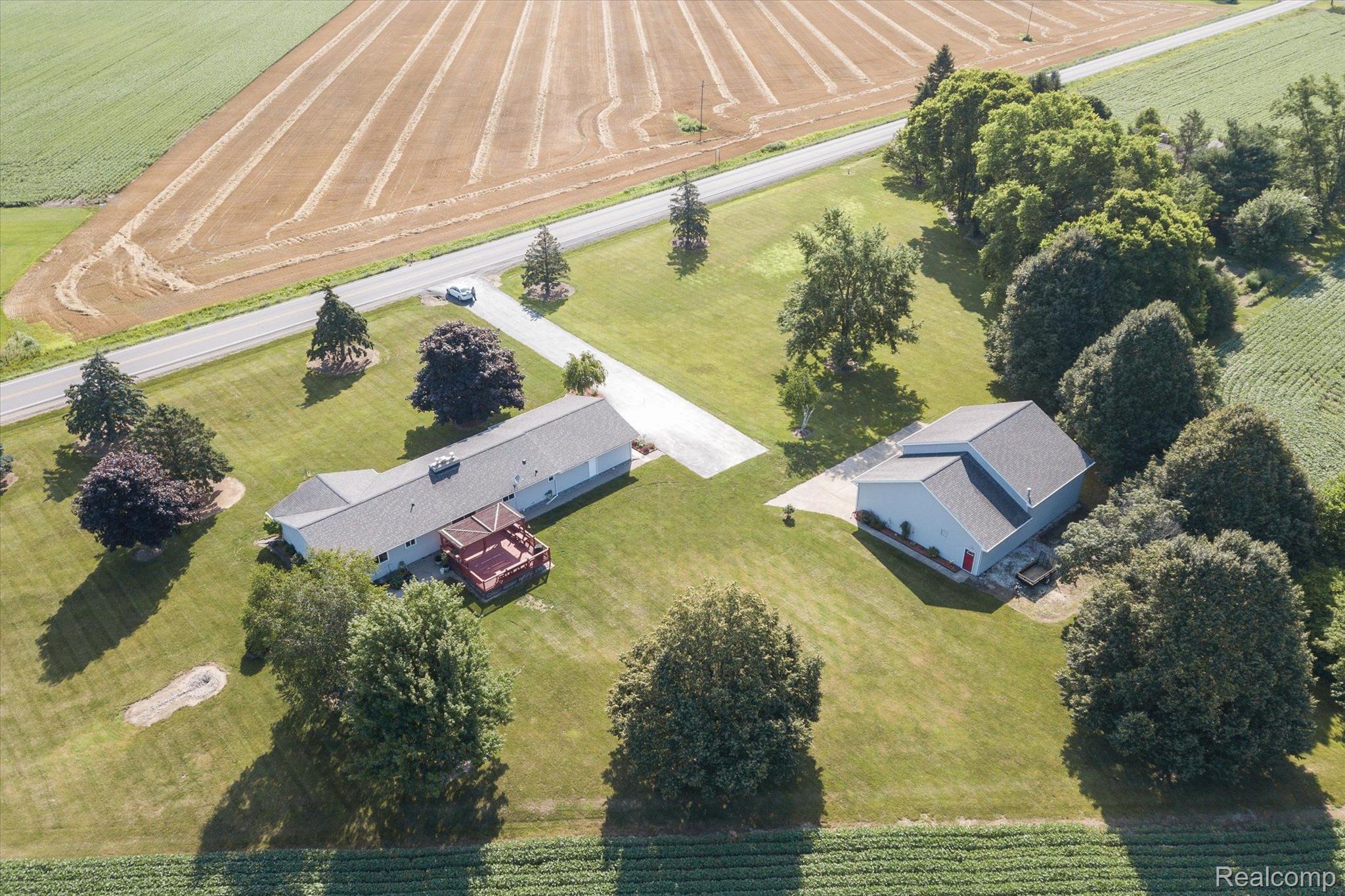 11811 Plank Road Milan, MI 48160 - Photo 45 of 46 Aerial Back View