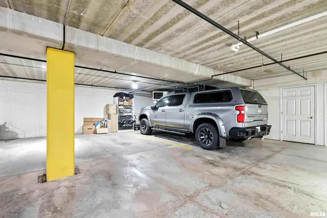 a view of car garage