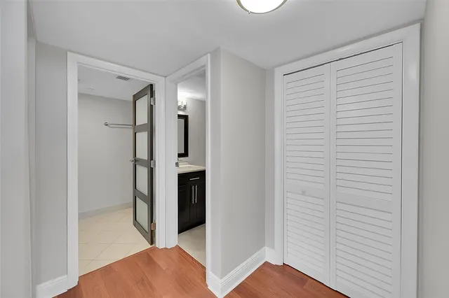 a view of a city with tall buildings