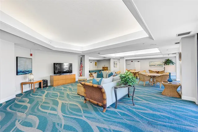 a view of a lake with outdoor space