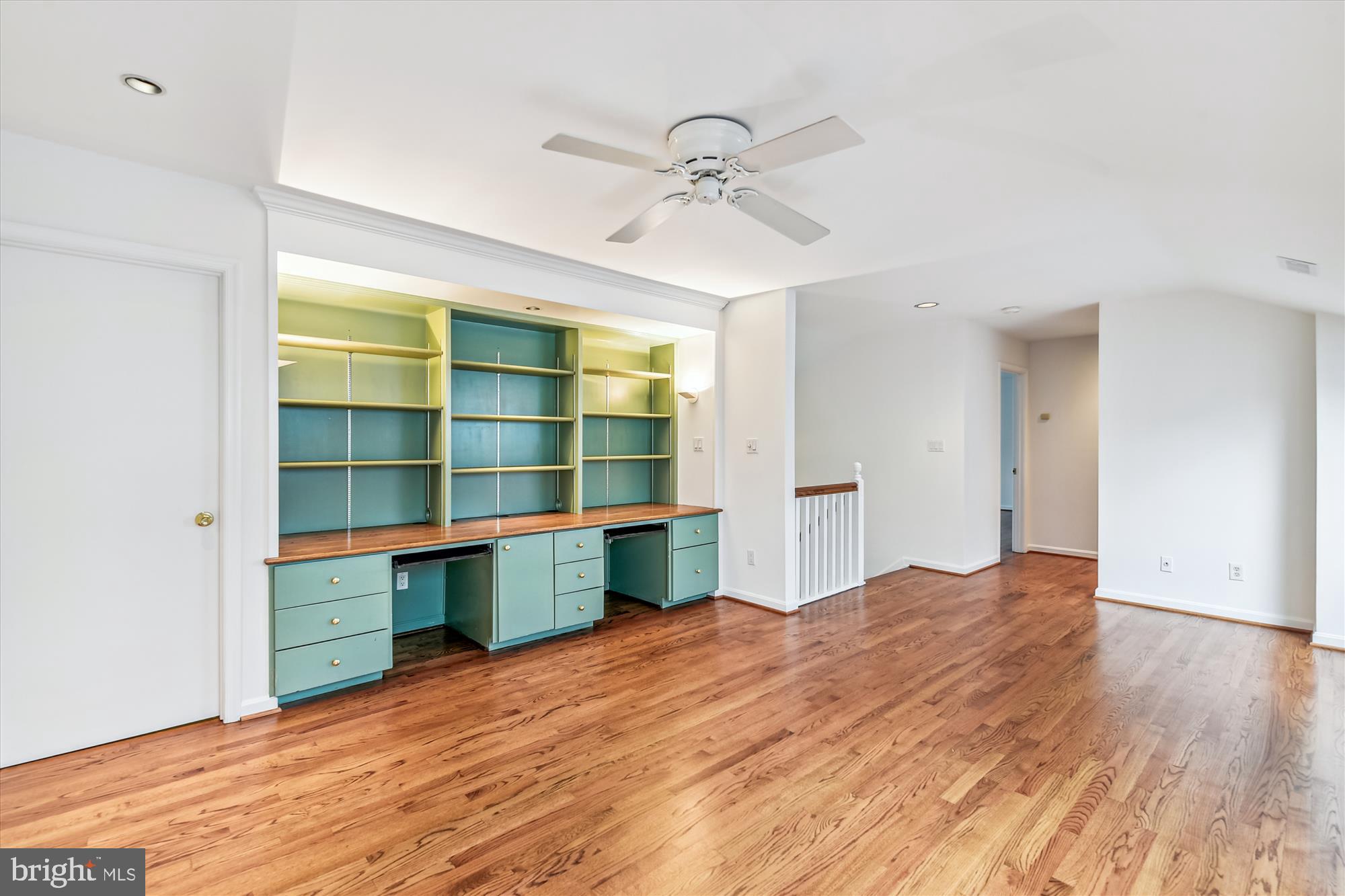 4 Spring House Road Lutherville-Timonium, MD 21093 - Photo 23 of 34 Family room with built-in bookcases