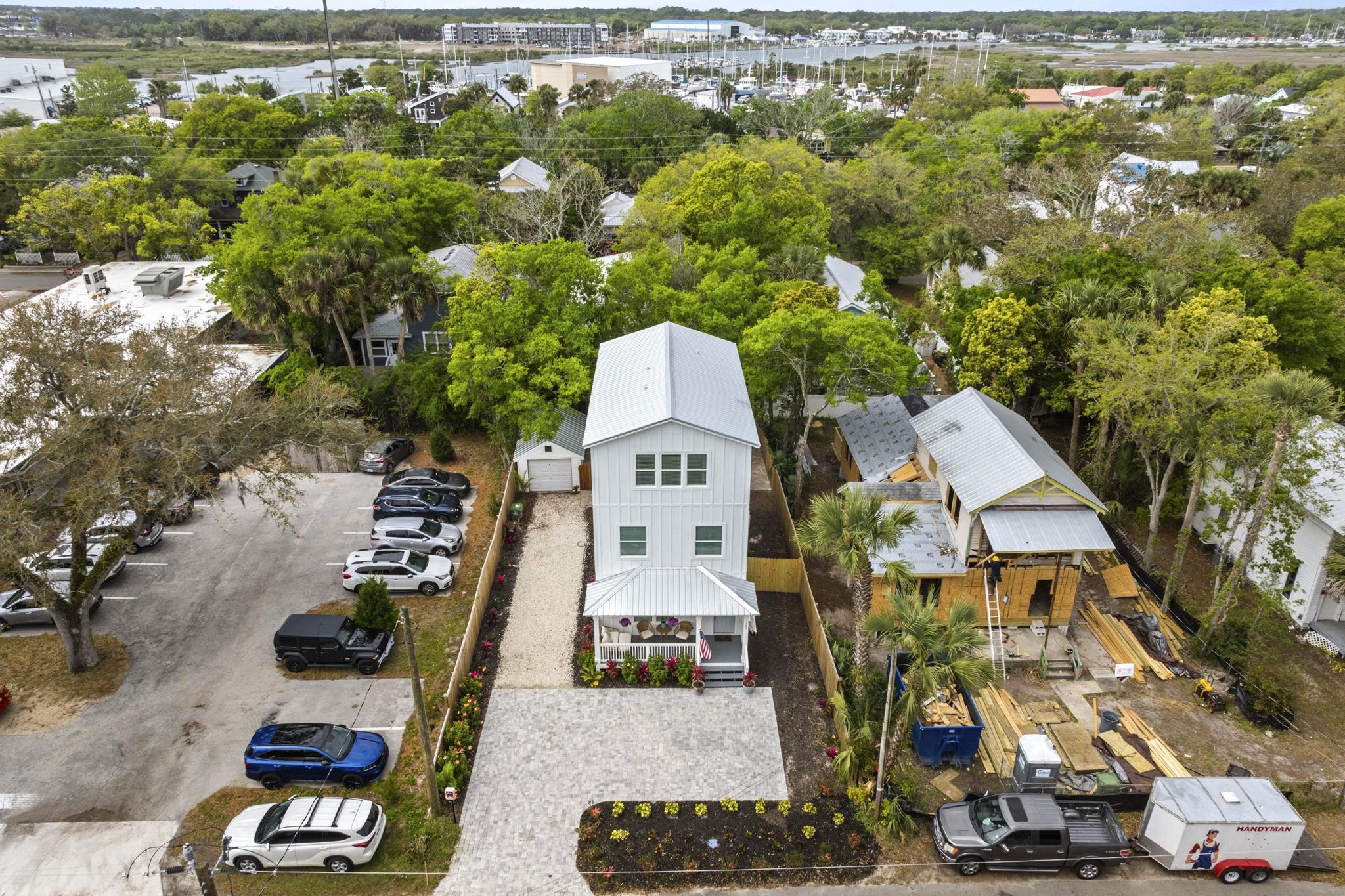 160 Blanco Street St. Augustine, FL 32084 - Photo 38 of 43 an aerial view of a house with a yard