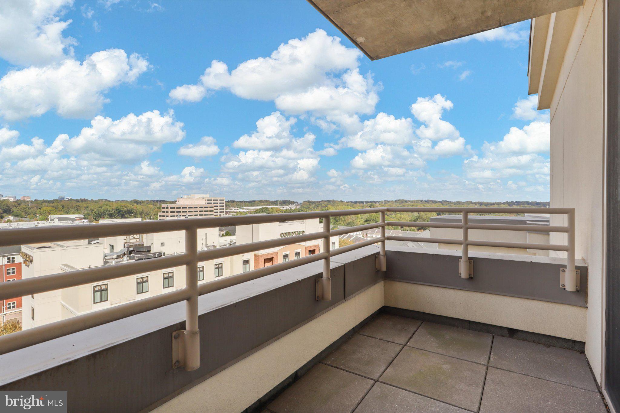 2726 Gallows Road, Unit 1506 Vienna, VA 22180 - Photo 20 of 35 Sky-high balcony with stunning views.
