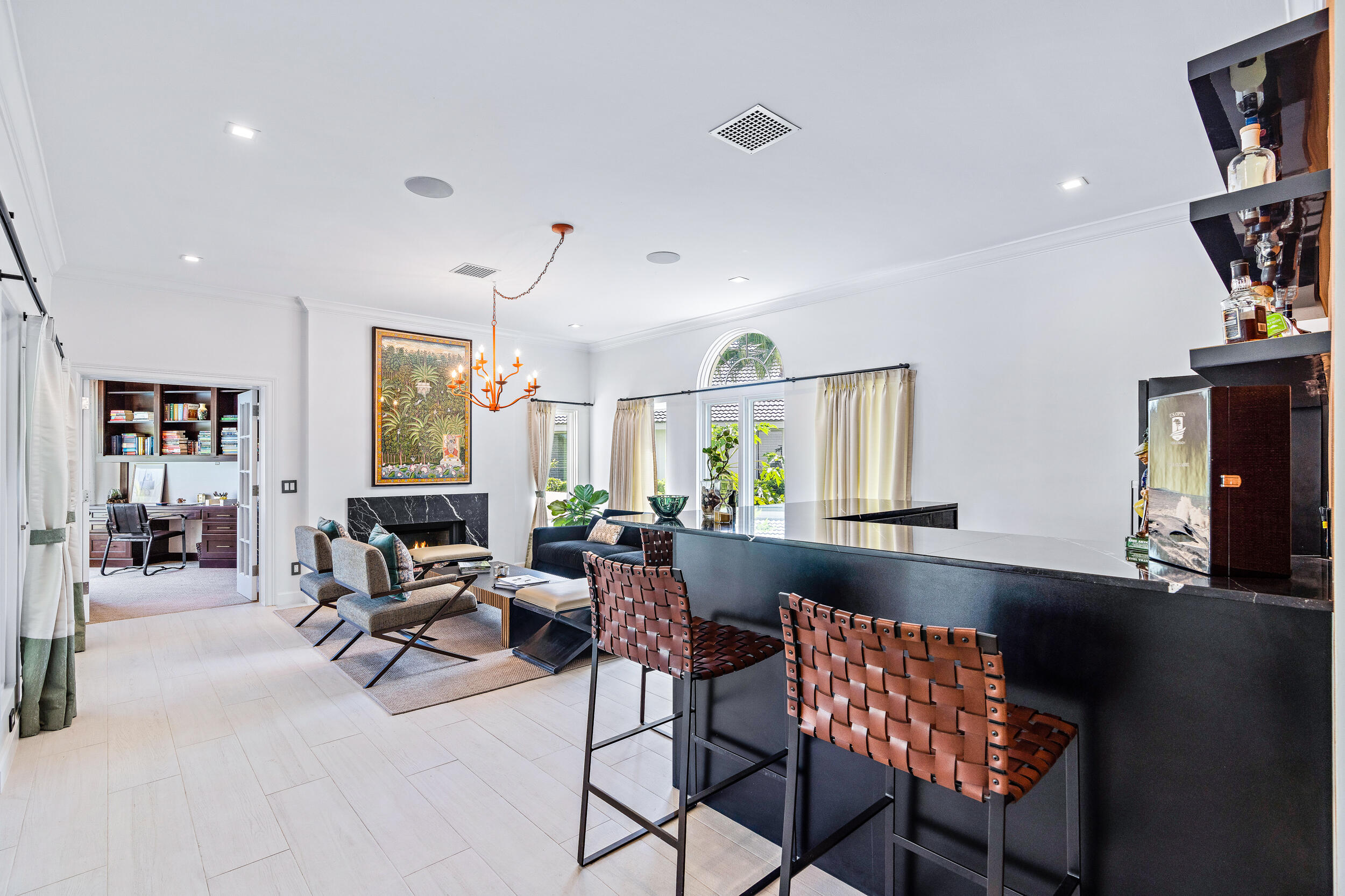 3 Sheldrake Circle Palm Beach Gardens, FL 33418 - Photo 25 of 48 a living room with furniture and a large window