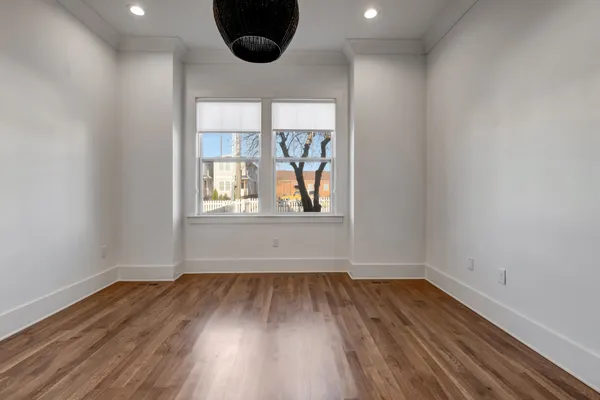 wooden floor in a gallery