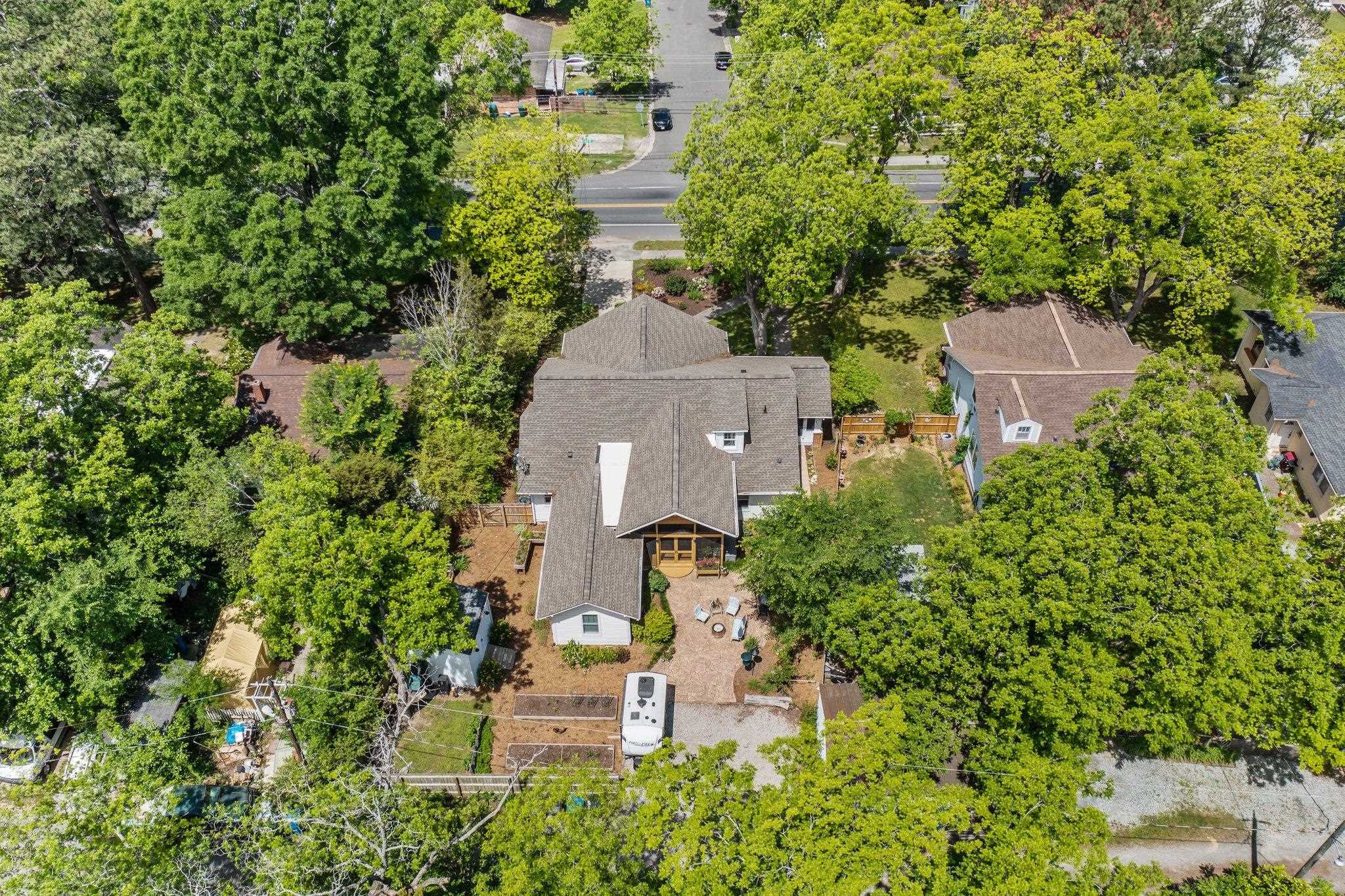 2305 Chapel Hill Road Durham, NC 27707 - Photo 41 of 45 Aerial View from Rear of House