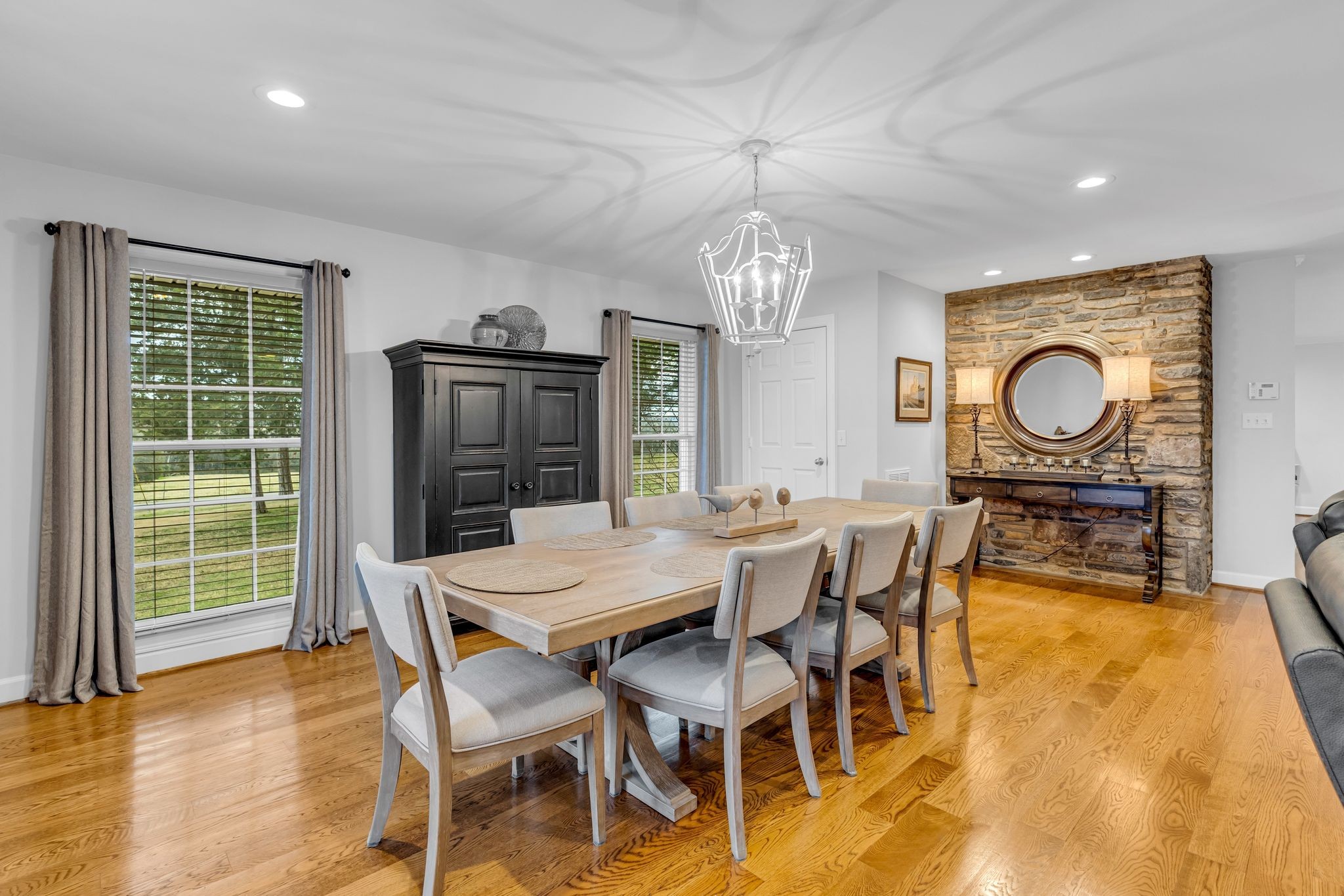 2058 Kidd Road Nolensville, TN 37135 - Photo 20 of 63 a view of a dining room with furniture window and wooden floor