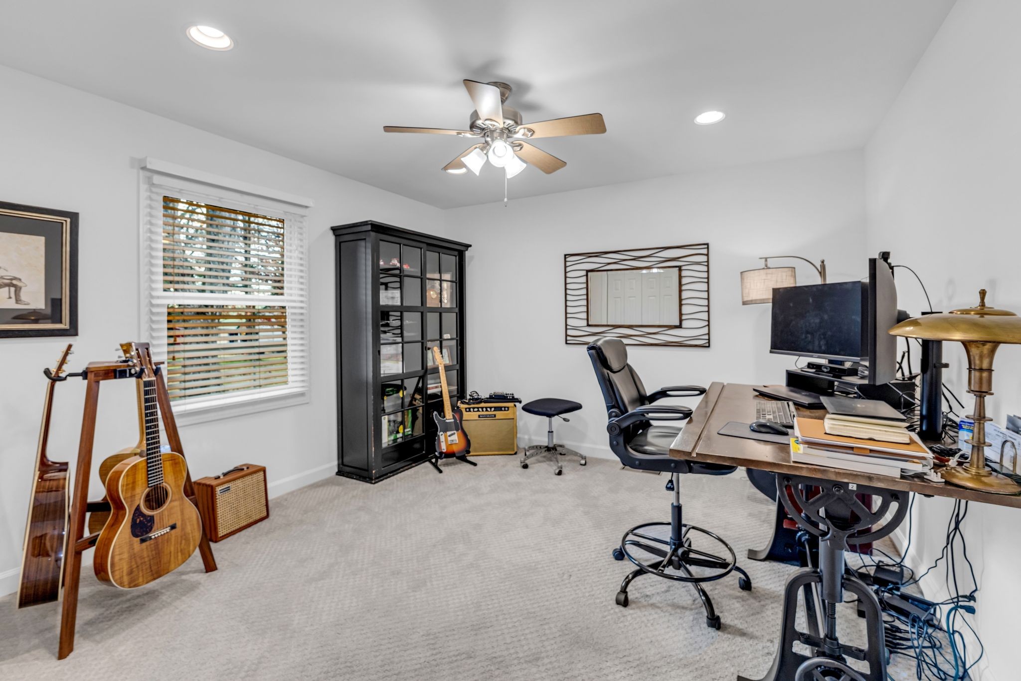 2058 Kidd Road Nolensville, TN 37135 - Photo 29 of 63 a view of a workspace with furniture and a window