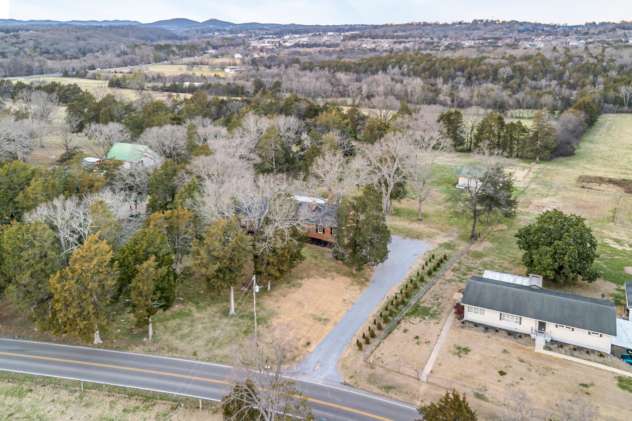 2058 Kidd Road Nolensville, TN 37135 - Photo 58 of 63 a view of a city from a yard