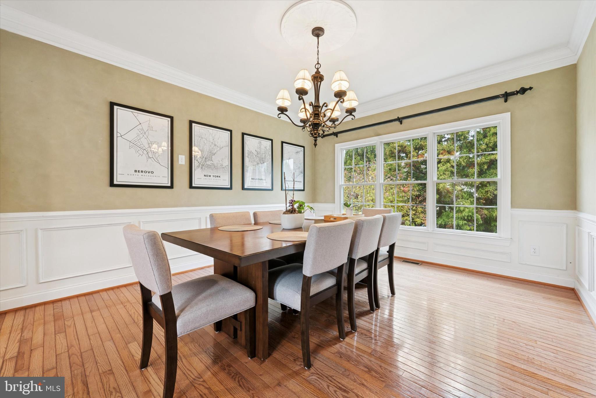 103 Palsgrove Way Chester Springs, PA 19425 - Photo 8 of 35 a view of a dining room with furniture window and wooden floor
