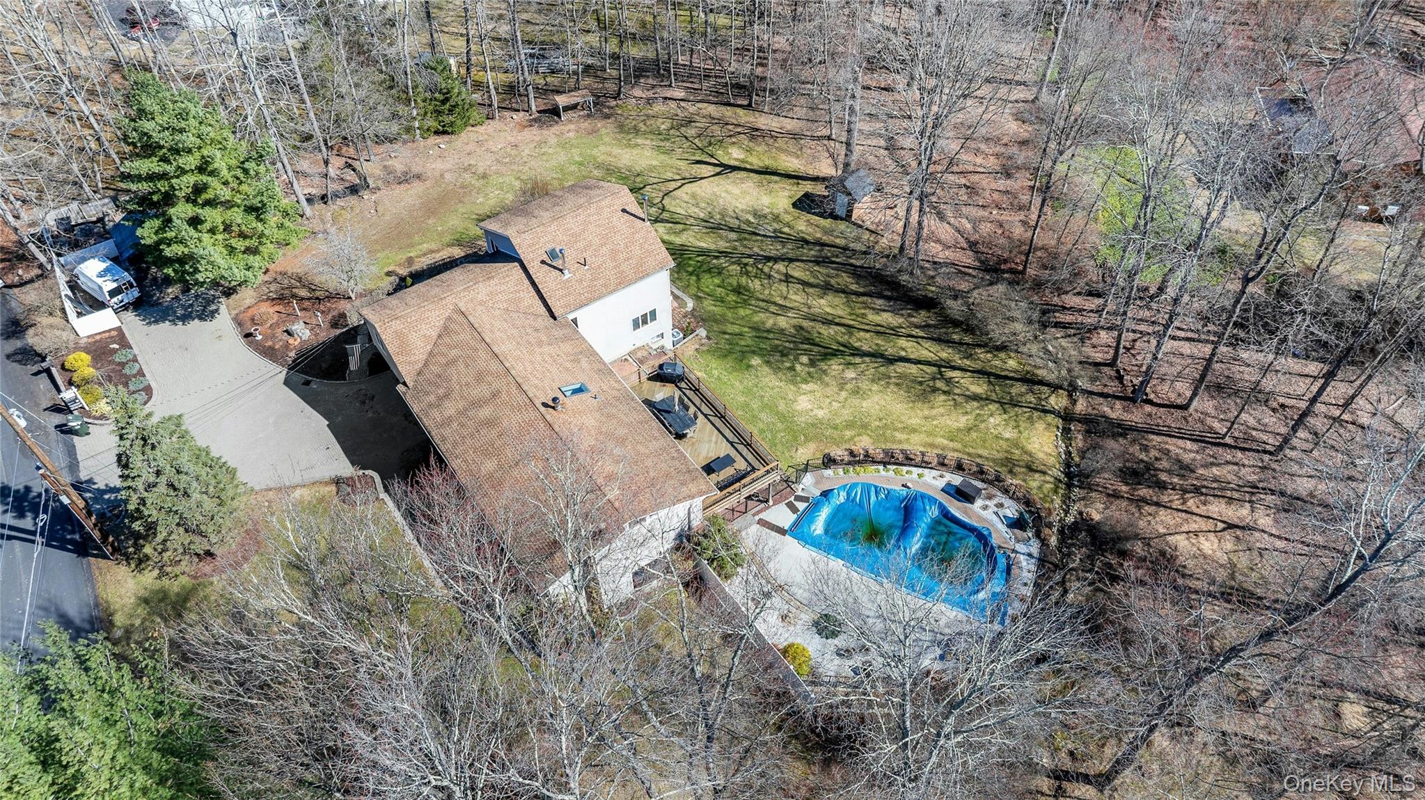 204 Cherry Hill Road Carmel, NY 10512 - Photo 31 of 36 an aerial view of a house with outdoor space