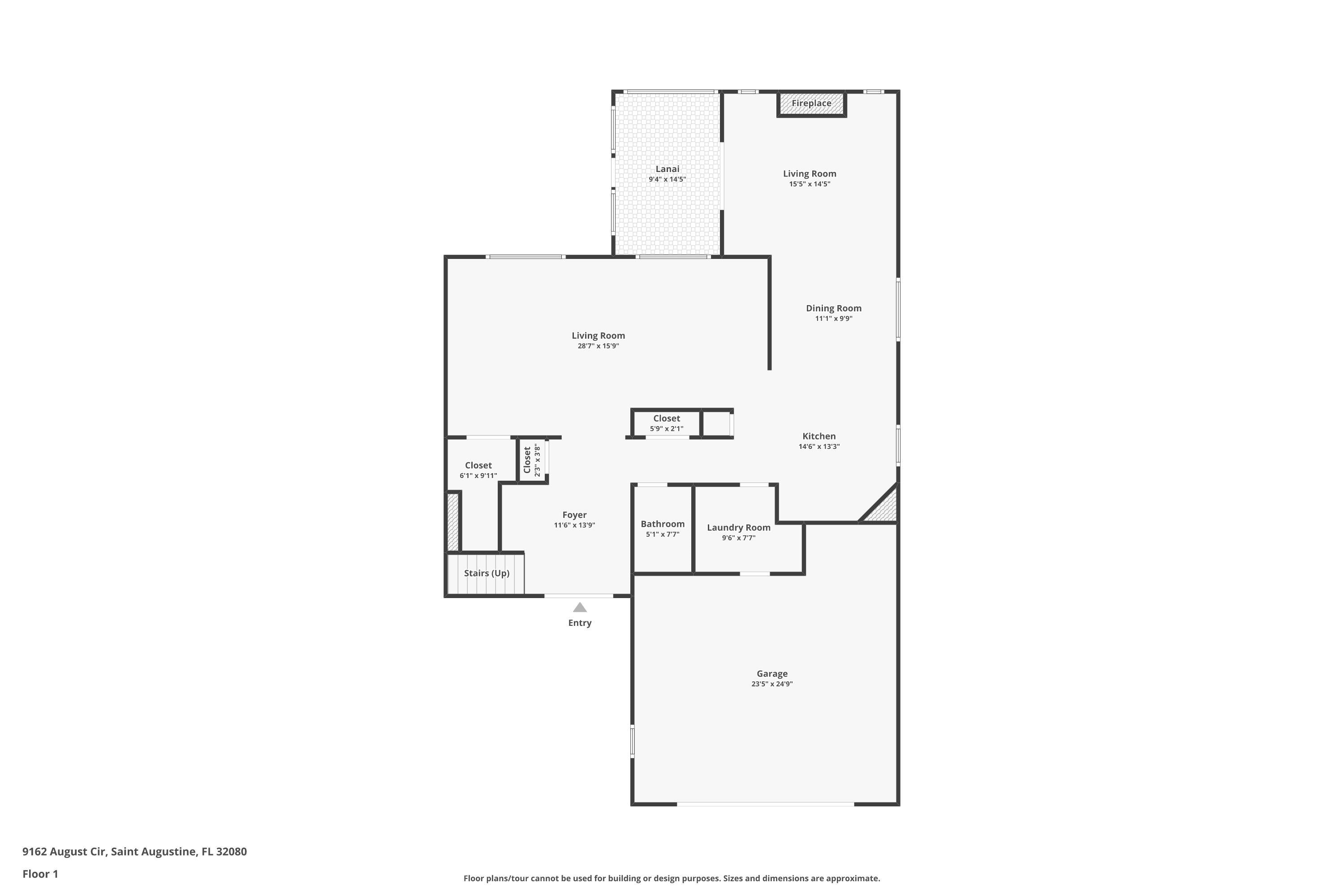 9162 August Circle St. Augustine, FL 32080 - Photo 72 of 81 a picture of floor plan