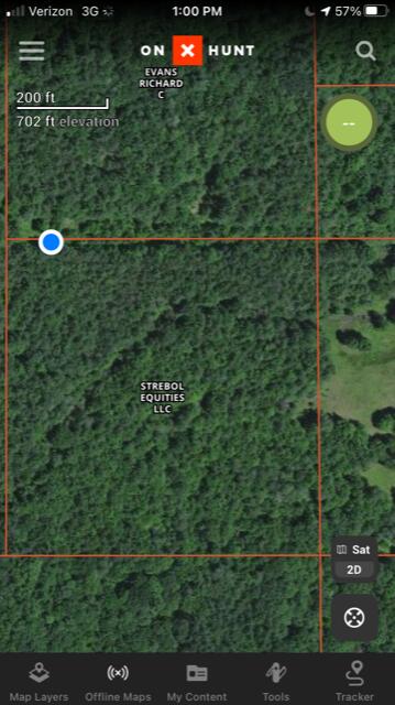 5000 South East County Line Road Shepherd, MI 48883 - Photo 4 of 11 NW corner of prop. Blue dot