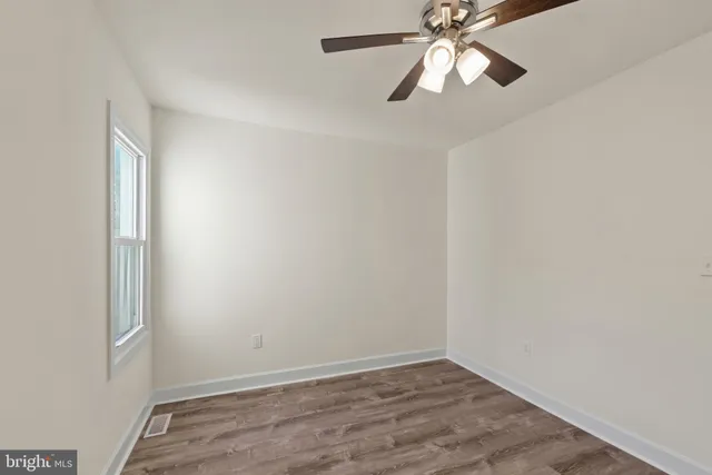 wooden floor in an empty room